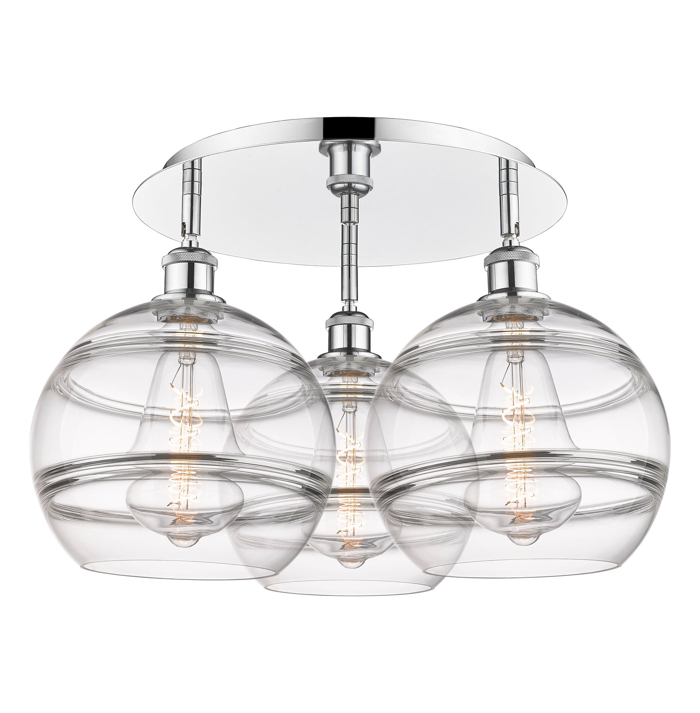 Ballston Semi-Flush Mount Satin Nickel