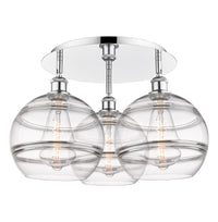 Ballston Semi-Flush Mount Satin Nickel