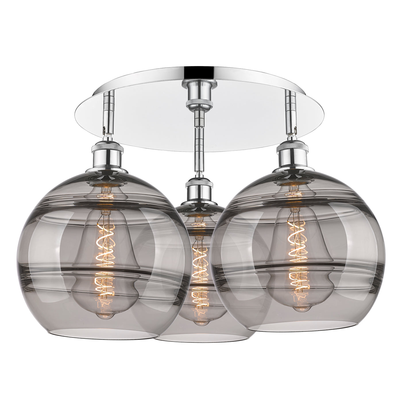 Ballston Semi-Flush Mount Satin Nickel
