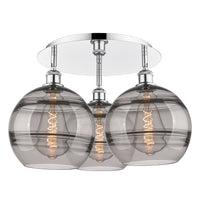 Ballston Semi-Flush Mount Satin Nickel