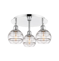 Ballston Semi-Flush Mount Satin Nickel