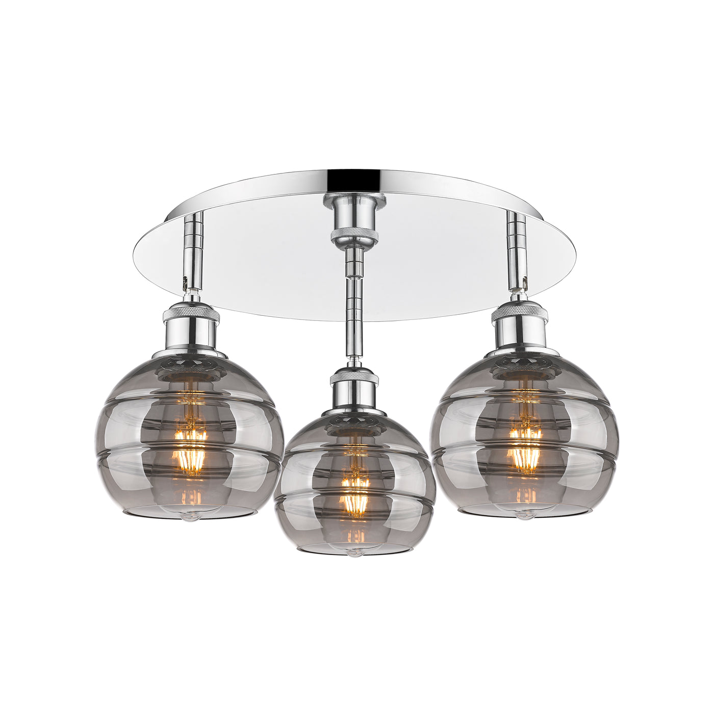 Ballston Semi-Flush Mount Satin Nickel