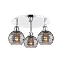 Ballston Semi-Flush Mount Satin Nickel