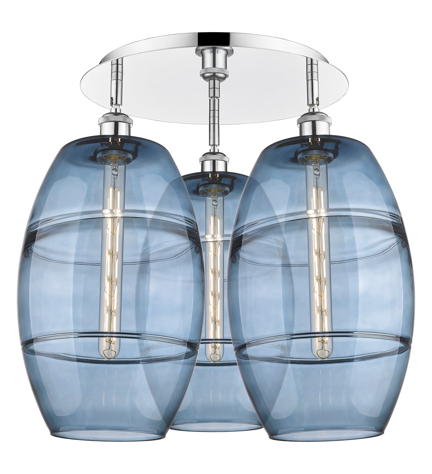 Ballston Semi-Flush Mount Satin Nickel
