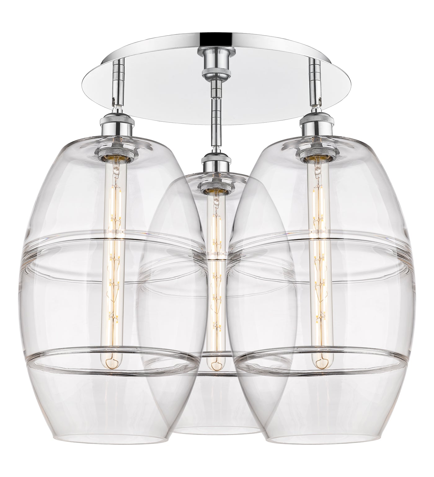 Ballston Semi-Flush Mount Satin Nickel