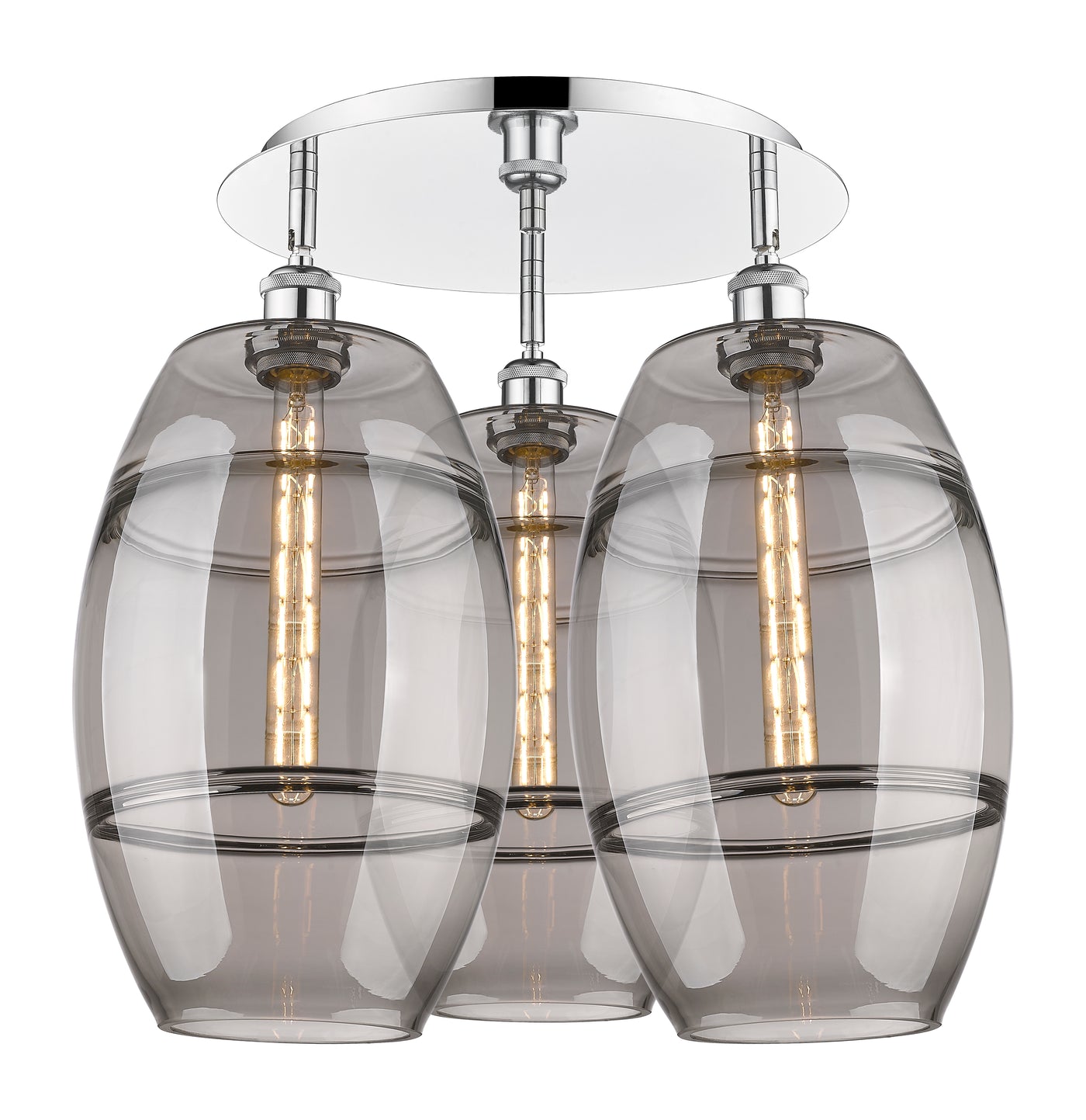 Ballston Semi-Flush Mount Satin Nickel