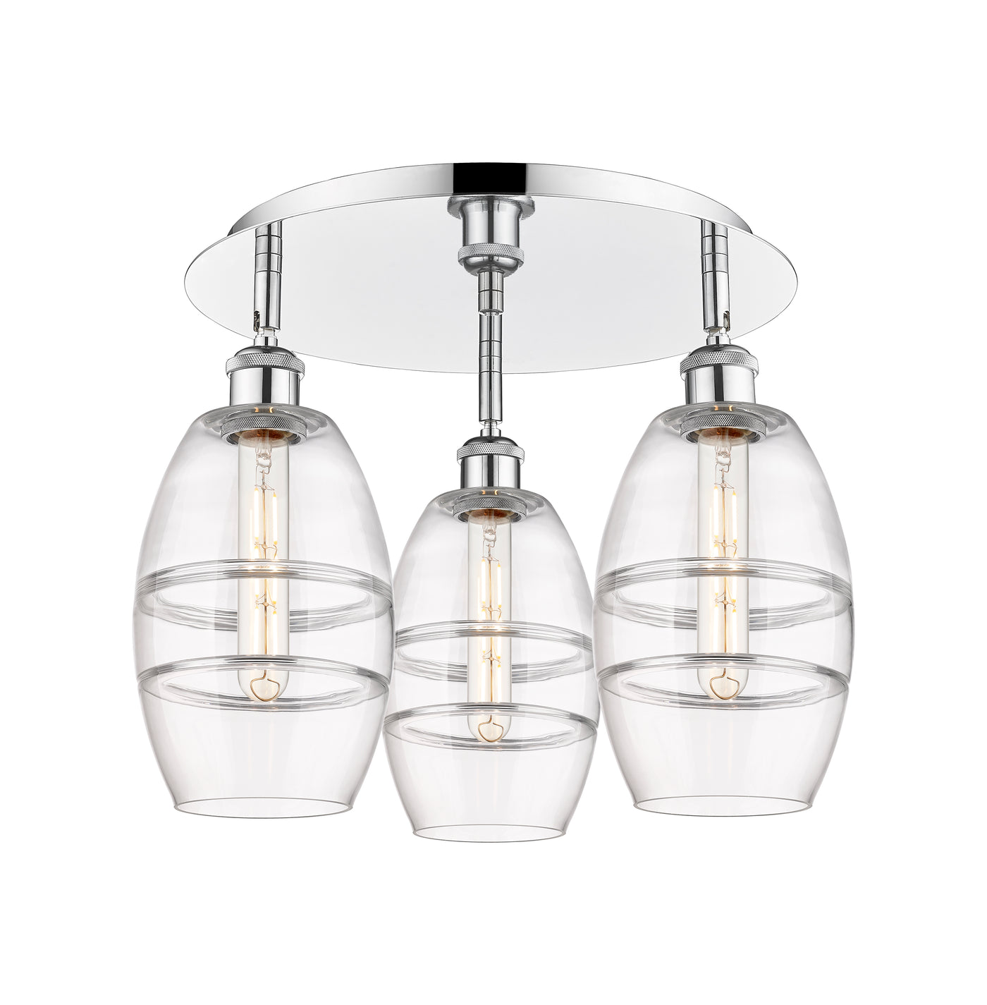 Ballston Semi-Flush Mount Satin Nickel