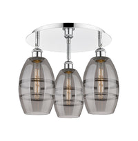 Ballston Semi-Flush Mount Satin Nickel