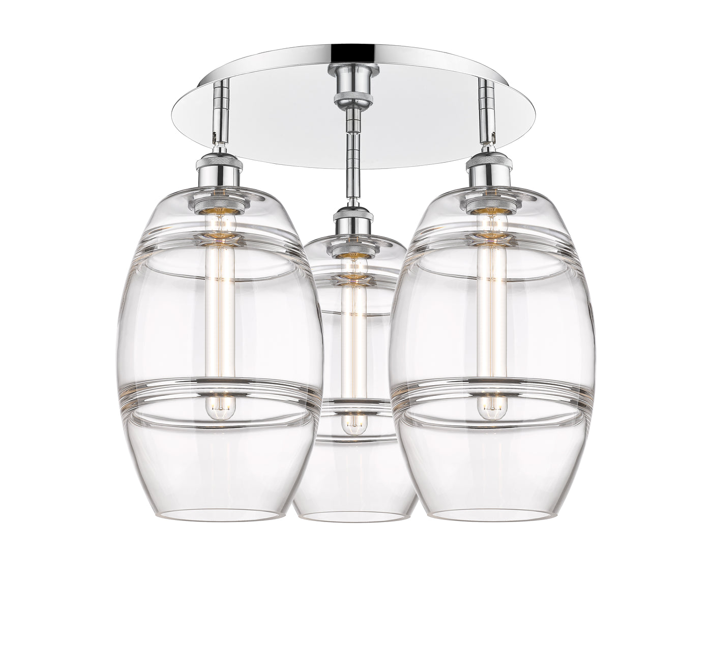 Ballston Semi-Flush Mount Satin Nickel