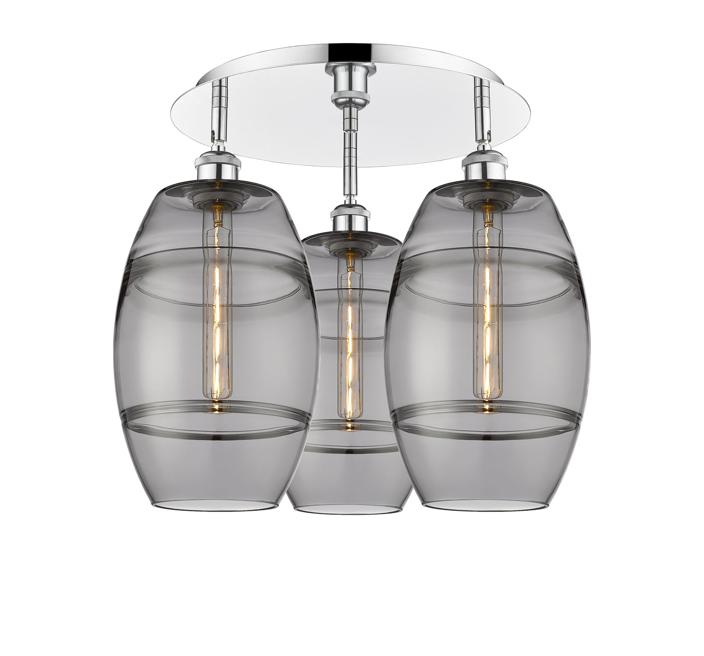 Ballston Semi-Flush Mount Satin Nickel