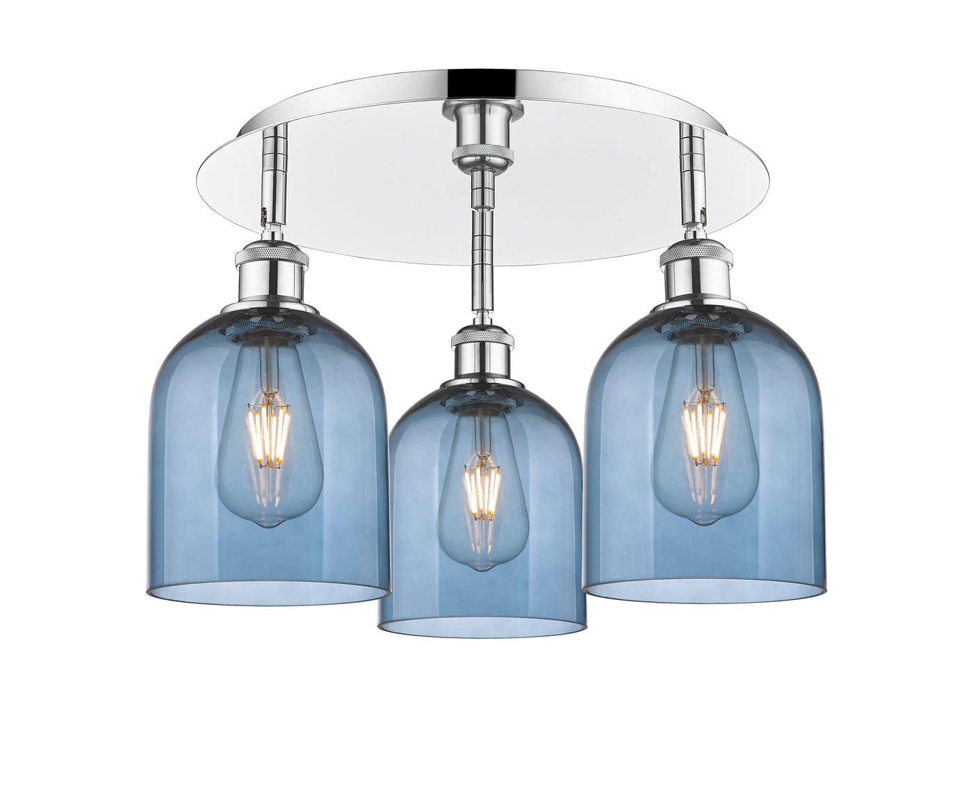 Ballston Semi-Flush Mount Satin Nickel