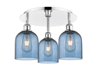 Ballston Semi-Flush Mount Satin Nickel