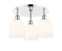 Ballston Semi-Flush Mount Satin Nickel