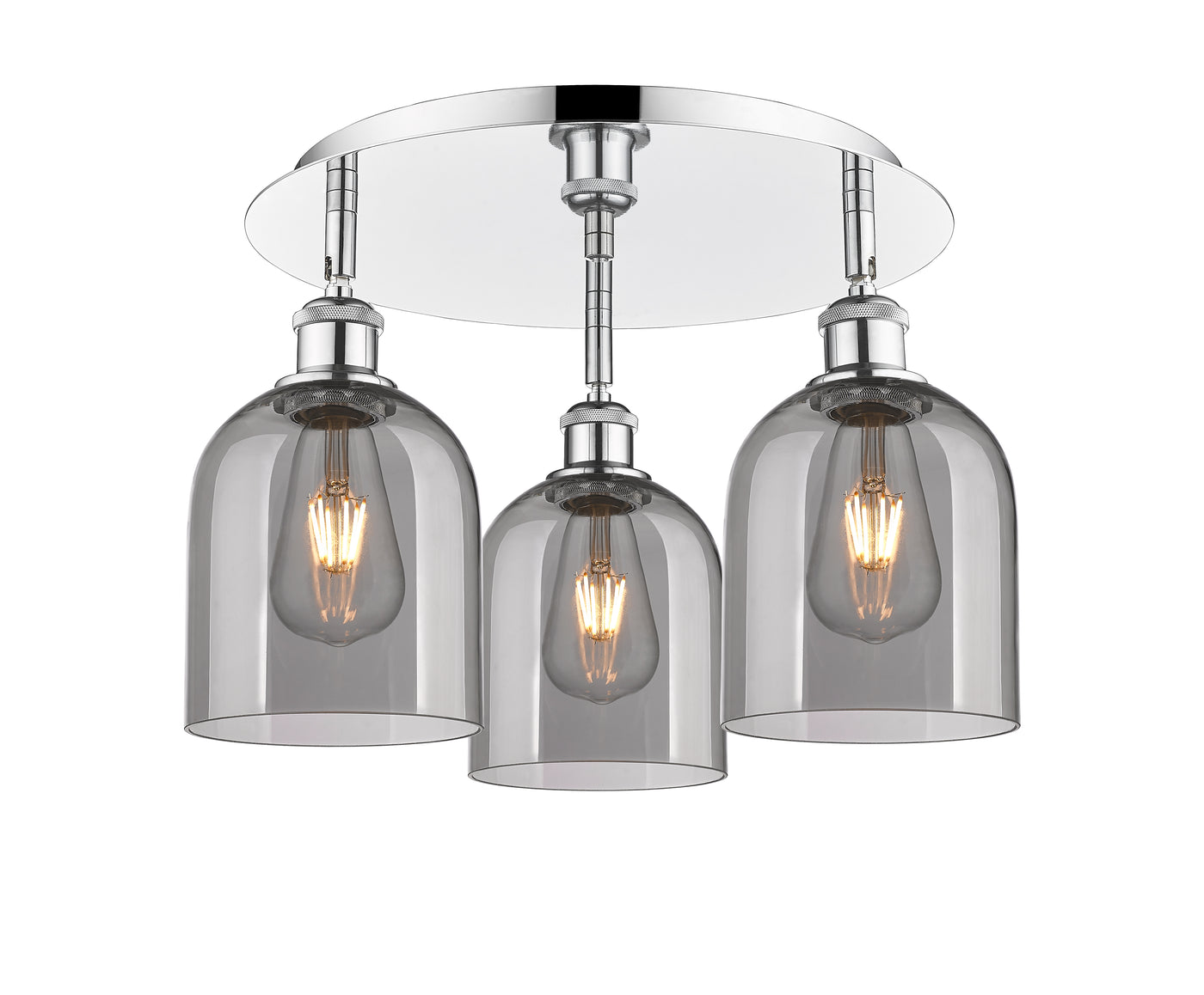 Ballston Semi-Flush Mount Satin Nickel