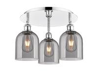 Ballston Semi-Flush Mount Satin Nickel