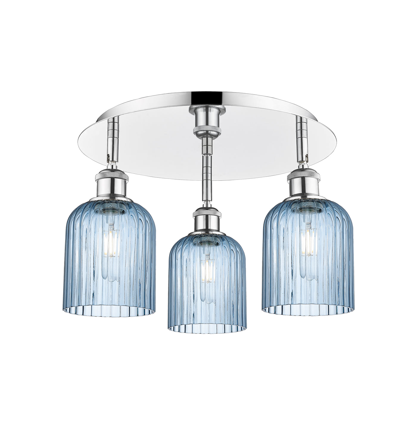 Ballston Semi-Flush Mount Satin Nickel