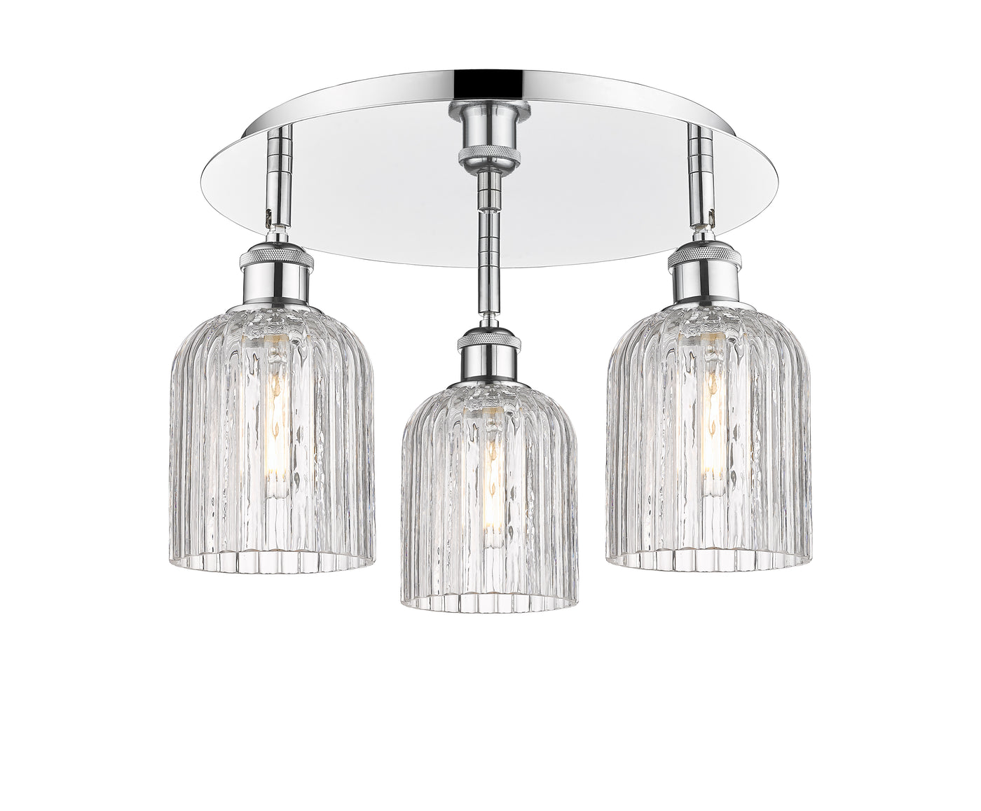 Ballston Semi-Flush Mount Satin Nickel