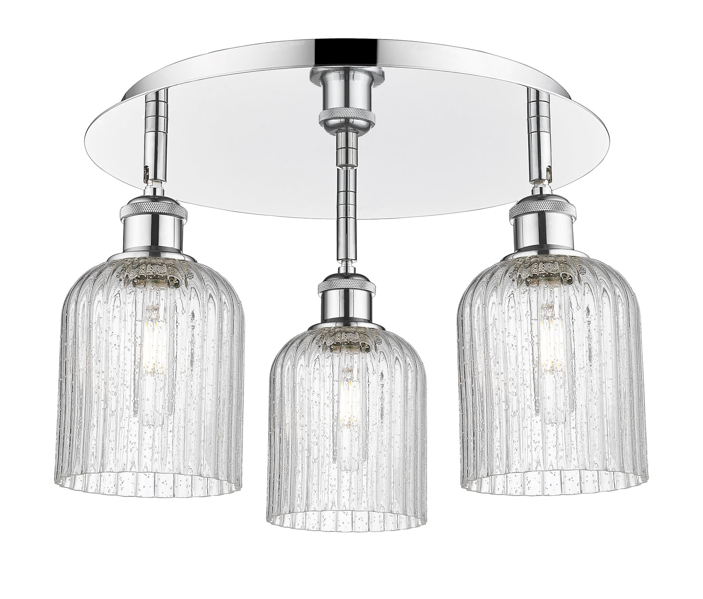 Ballston Semi-Flush Mount Satin Nickel