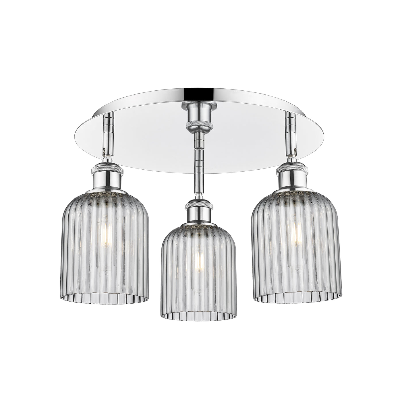 Ballston Semi-Flush Mount Satin Nickel