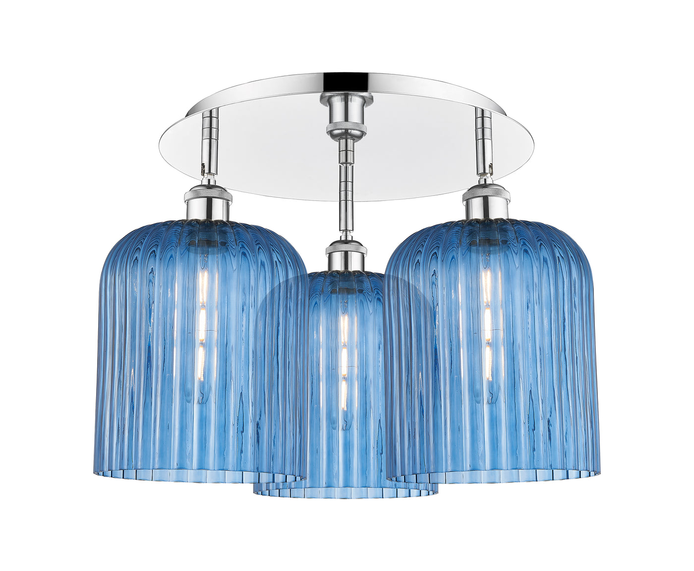 Ballston Semi-Flush Mount Satin Nickel