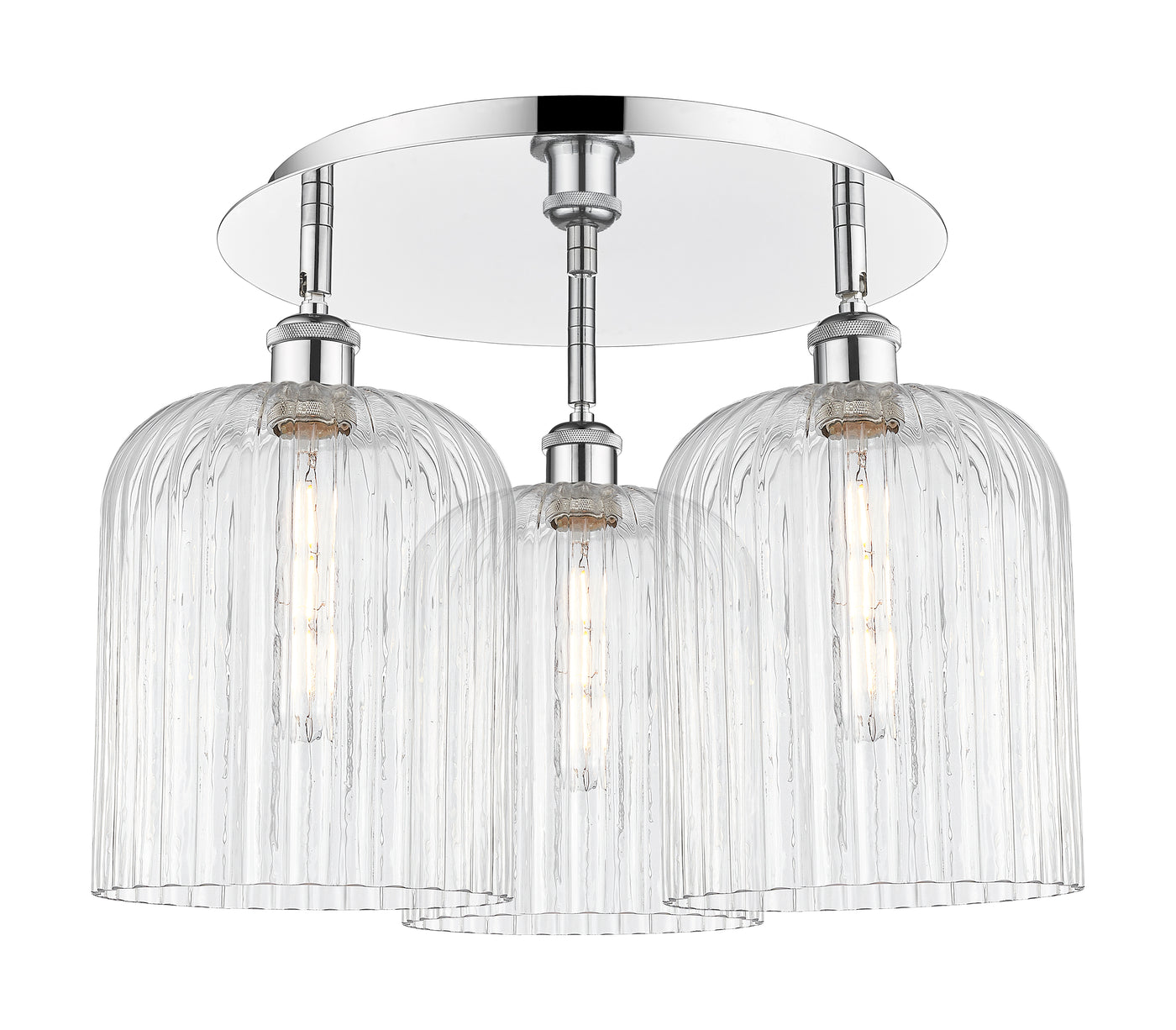 Ballston Semi-Flush Mount Satin Nickel