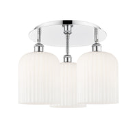 Ballston Semi-Flush Mount Satin Nickel