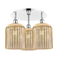Ballston Semi-Flush Mount Satin Nickel