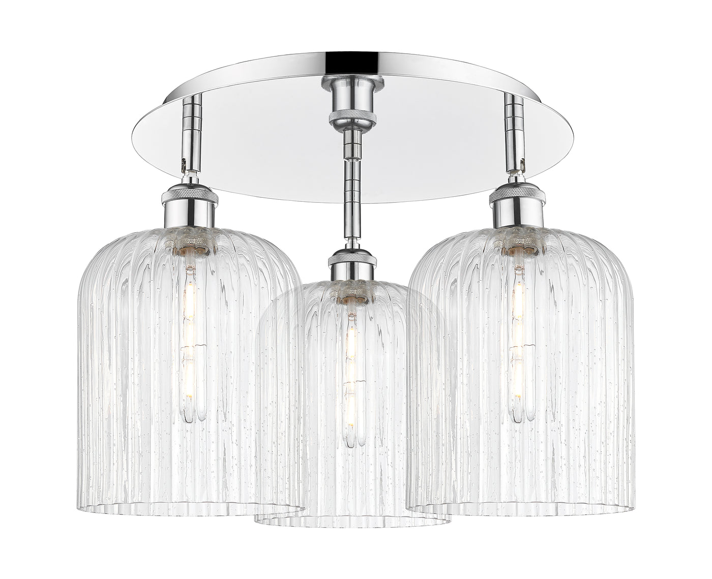 Ballston Semi-Flush Mount Satin Nickel