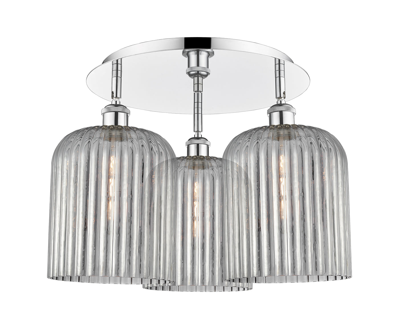 Ballston Semi-Flush Mount Satin Nickel