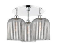 Ballston Semi-Flush Mount Satin Nickel