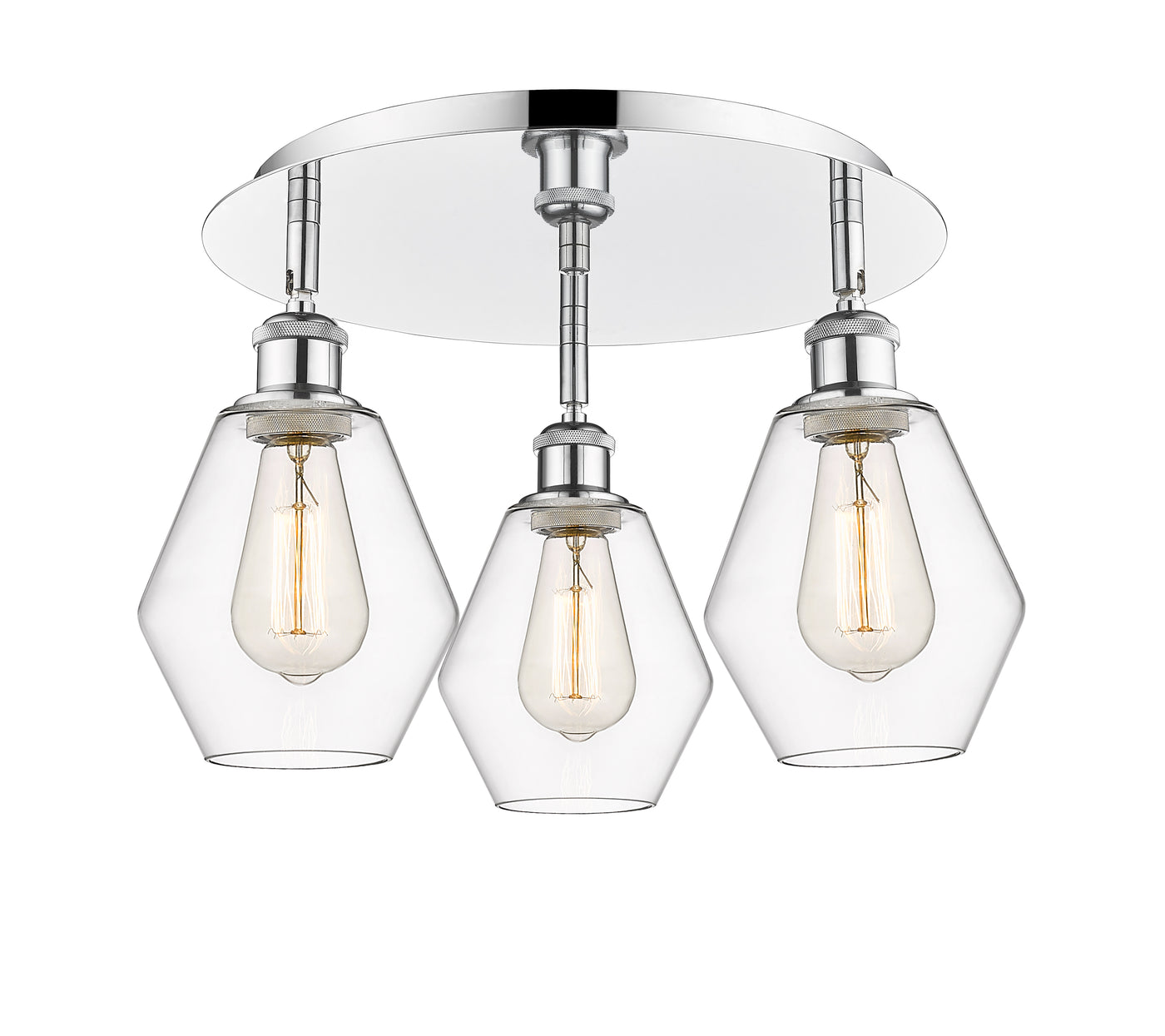 Ballston Semi-Flush Mount Satin Nickel