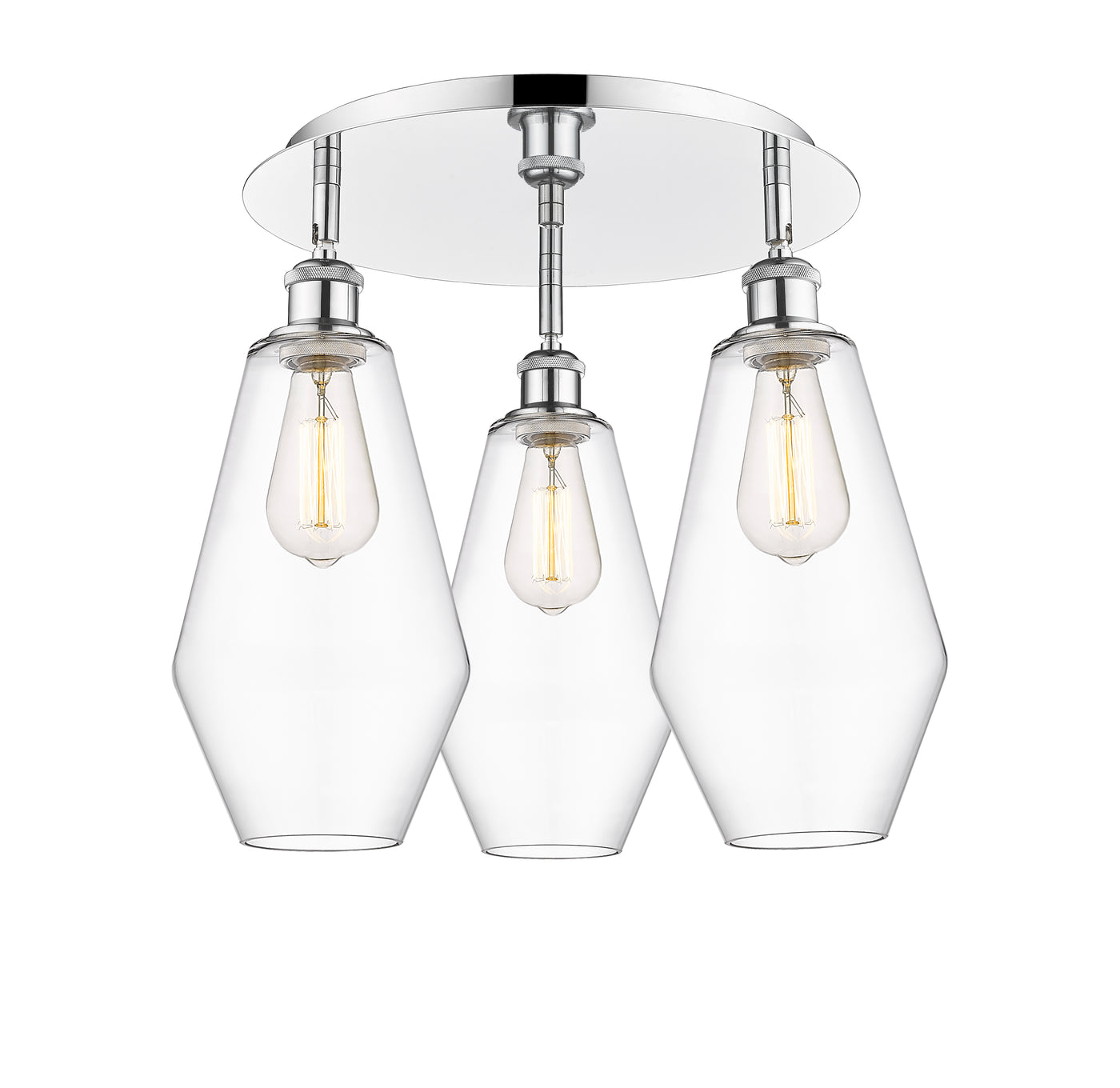Ballston Semi-Flush Mount Satin Nickel