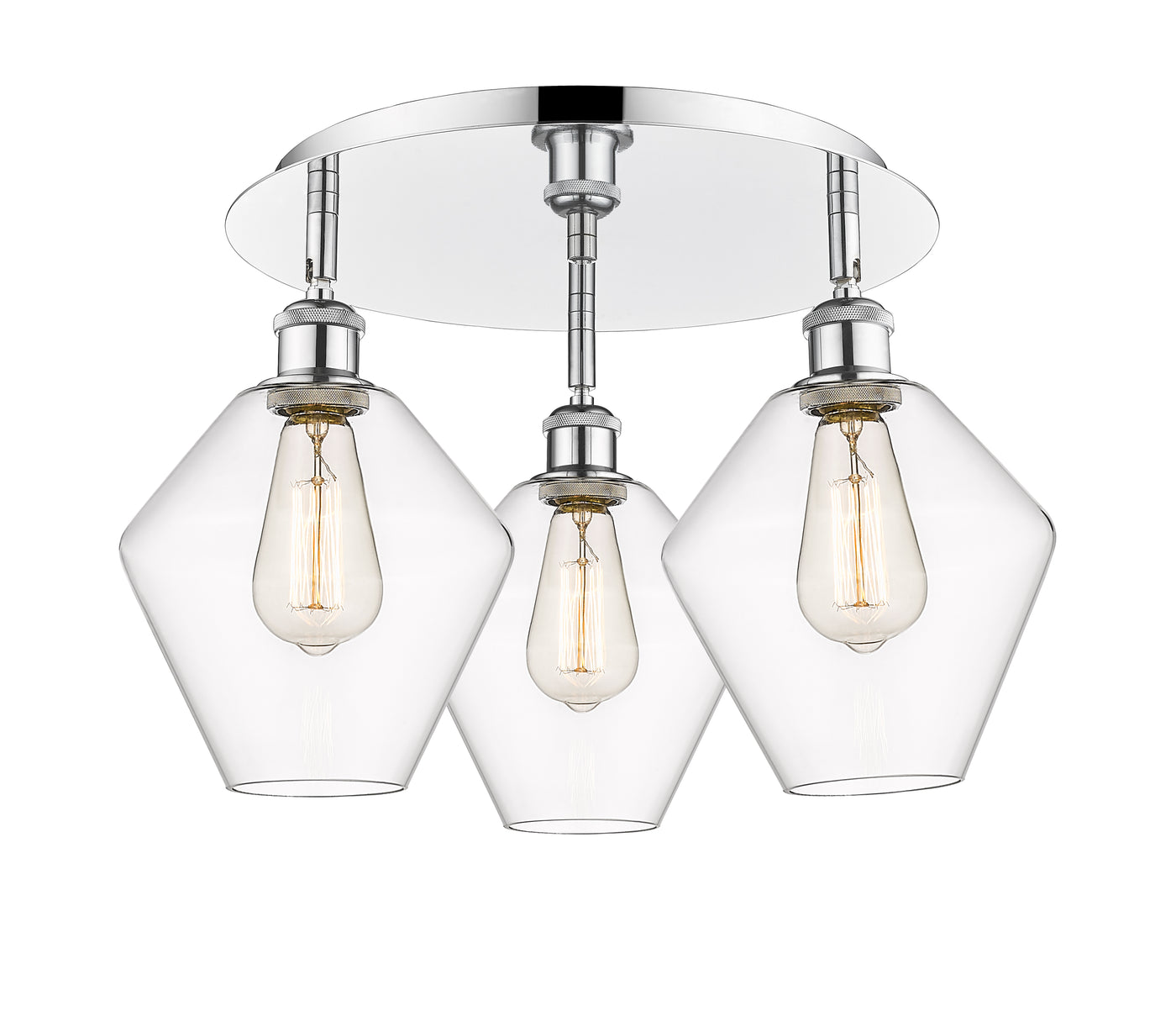 Ballston Semi-Flush Mount Satin Nickel Finish