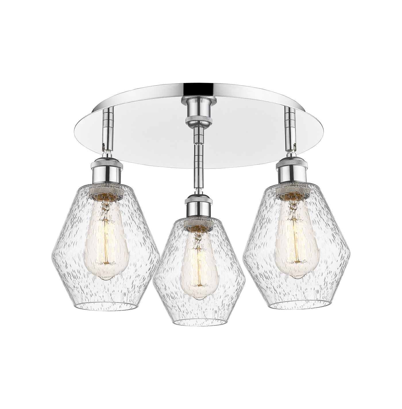Ballston Semi-Flush Mount Satin Nickel