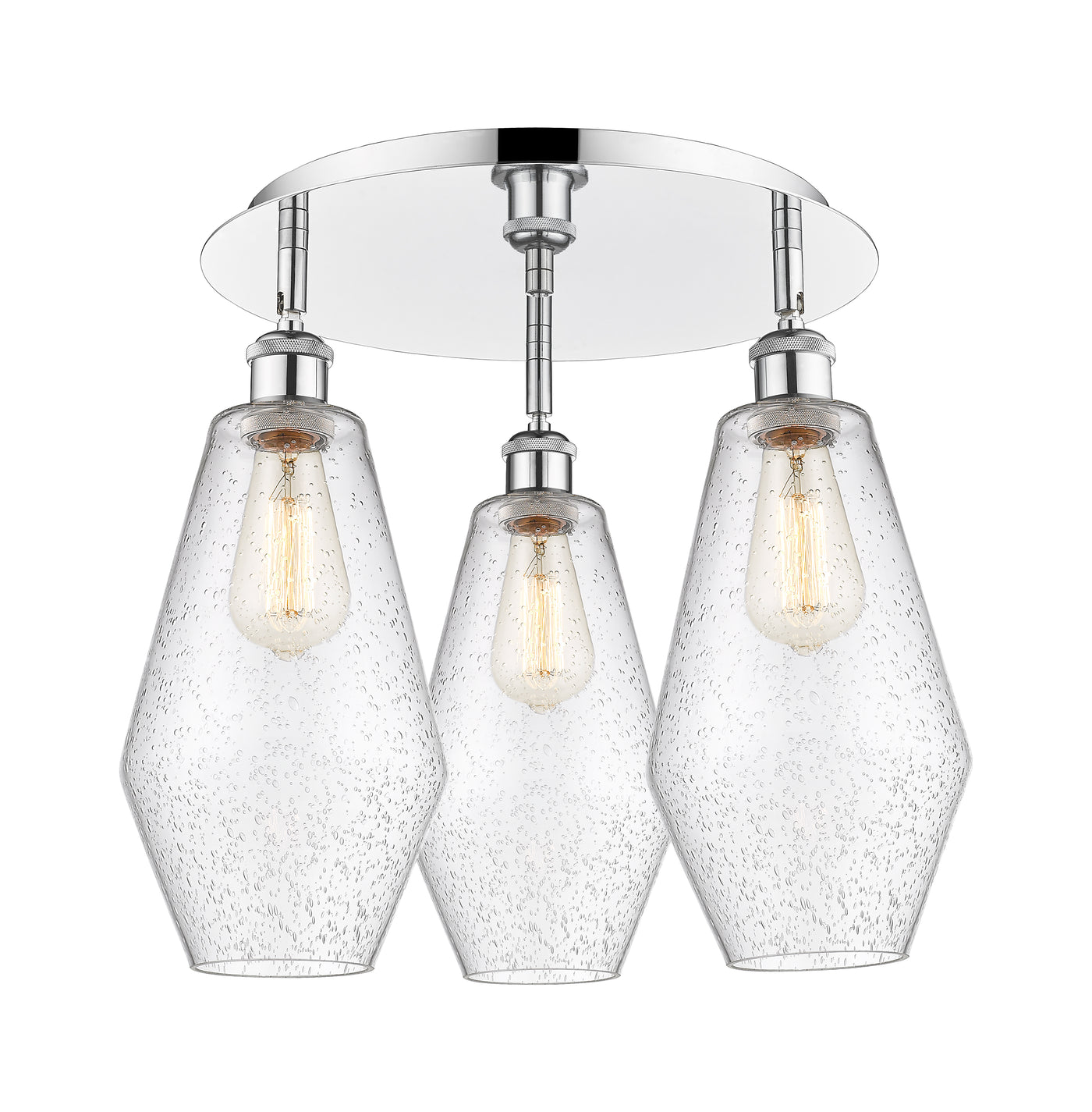 Ballston Semi-Flush Mount Satin Nickel