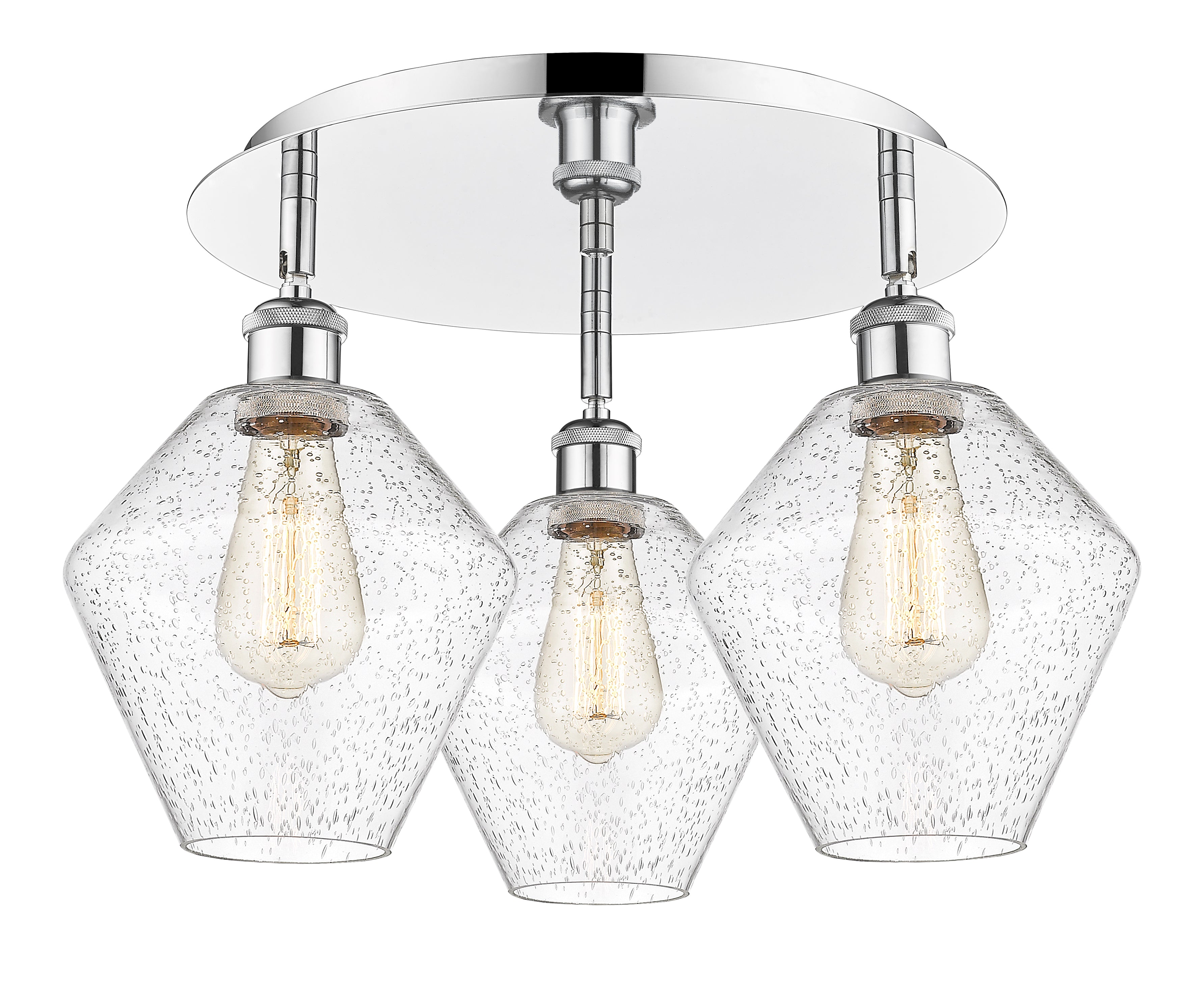 Ballston Semi-Flush Mount Satin Nickel Finish