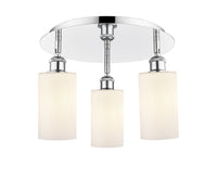 Ballston Semi-Flush Satin Nickel Brass