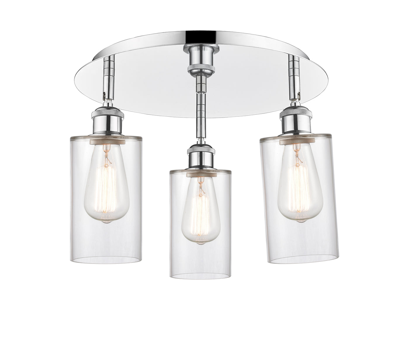 Ballston Semi-Flush Satin Nickel Brass
