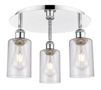 Ballston Semi-Flush Satin Nickel Brass