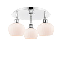 Ballston Semi-Flush Mount Satin Nickel