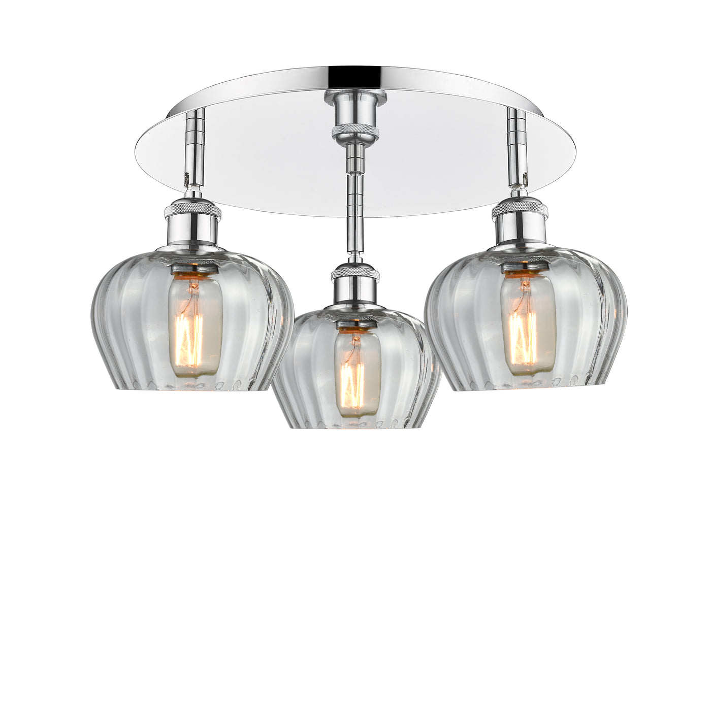 Ballston Semi-Flush Mount Satin Nickel