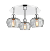Ballston Semi-Flush Mount Satin Nickel