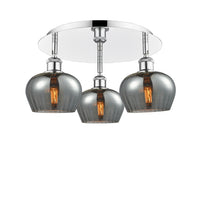 Ballston Semi-Flush Mount Satin Nickel