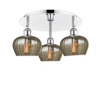 Ballston Semi-Flush Mount Satin Nickel