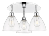 Ballston Semi-Flush Mount Satin Nickel