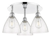 Ballston Semi-Flush Mount Satin Nickel