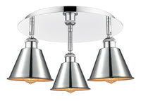 Ballston Semi-Flush Mount Satin Nickel
