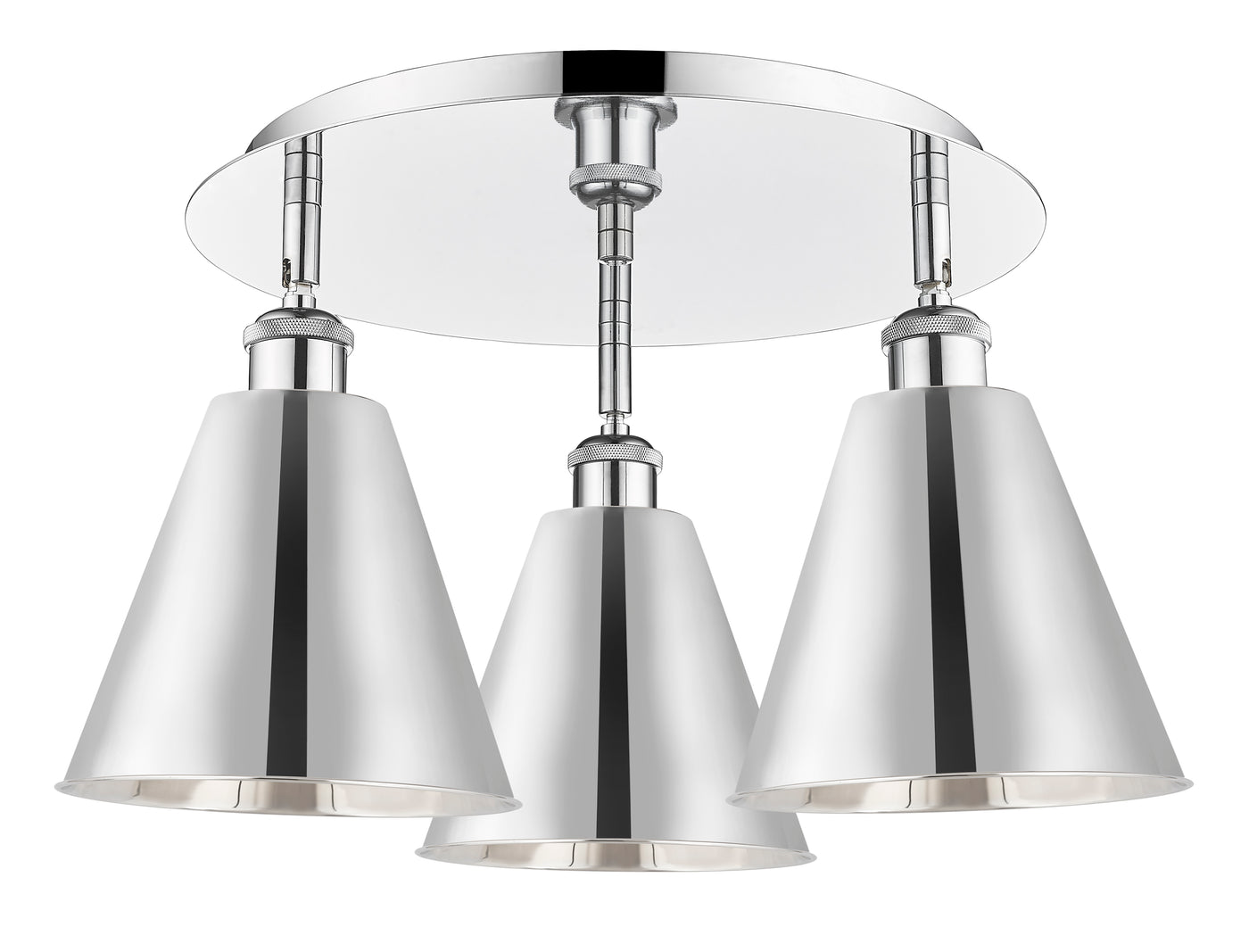 Ballston Semi-Flush Mount Satin Nickel