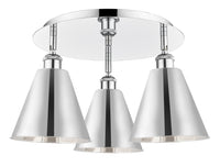 Ballston Semi-Flush Mount Satin Nickel