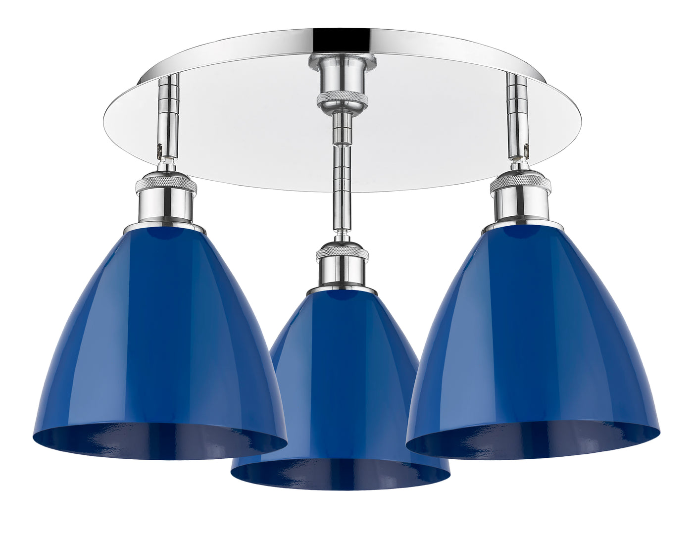 Ballston Semi-Flush Mount Satin Nickel